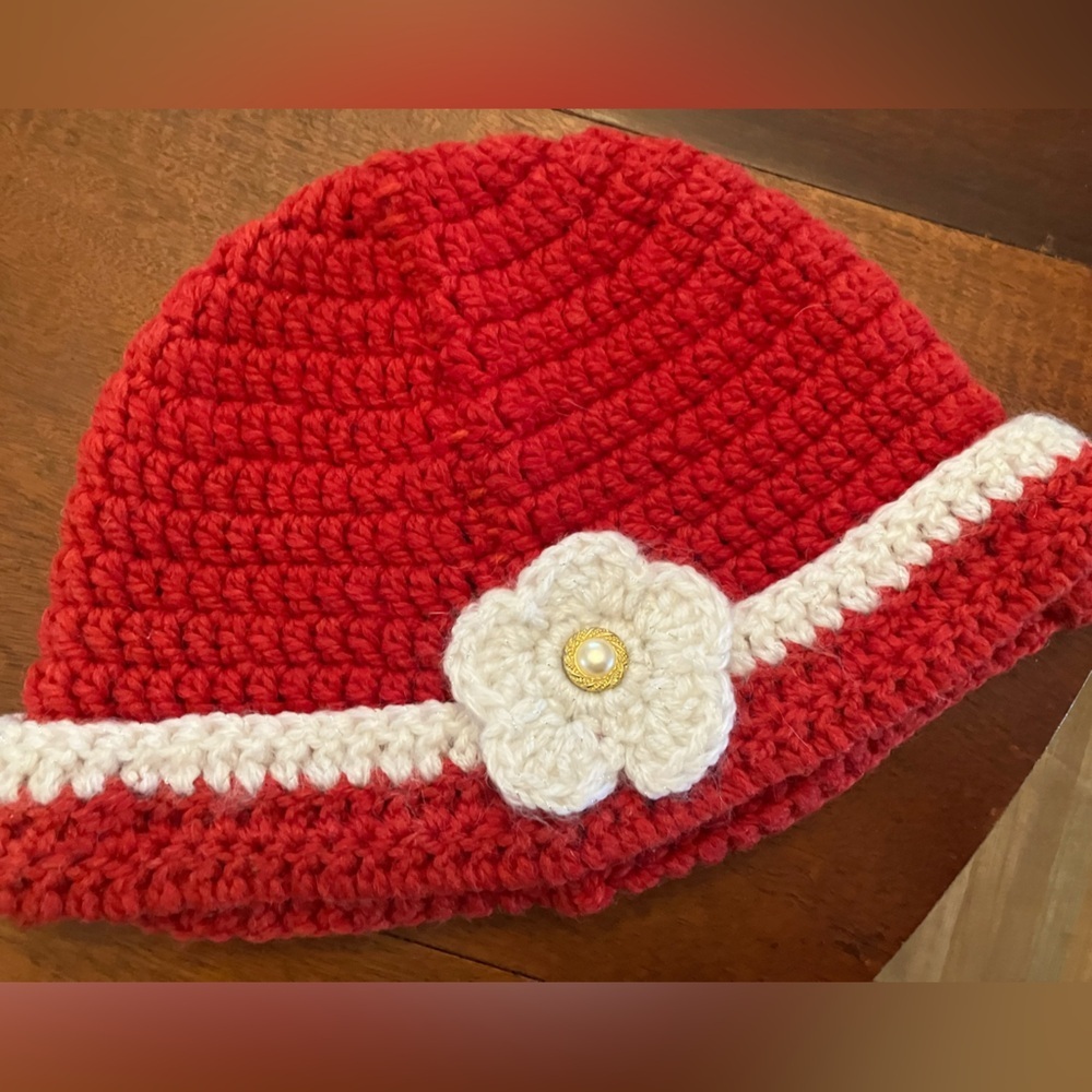 NEW! Hand Crocheted Beanie Hat